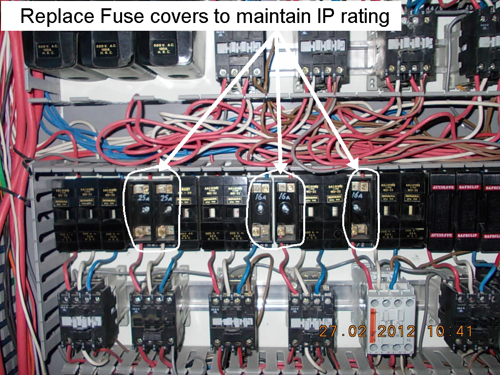Thermal Imaging Services | Replace Fuse Covers to Maintain IP Rating